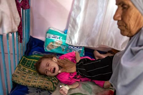 UNICEF habló de la hambruna de niños en Gaza, ante la ofensiva de Israel. Foto Efe UNICEF habló de la hambruna de niños en Gaza, ante la ofensiva de Israel. Foto Efe