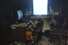 El siniestro ocurrió en el cuarto piso del Palacio Legislativo del Senado de la Nación.