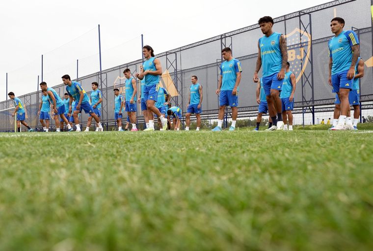El plantel se entrenó pensando en Racing. Foto: @BocaJrsOficial