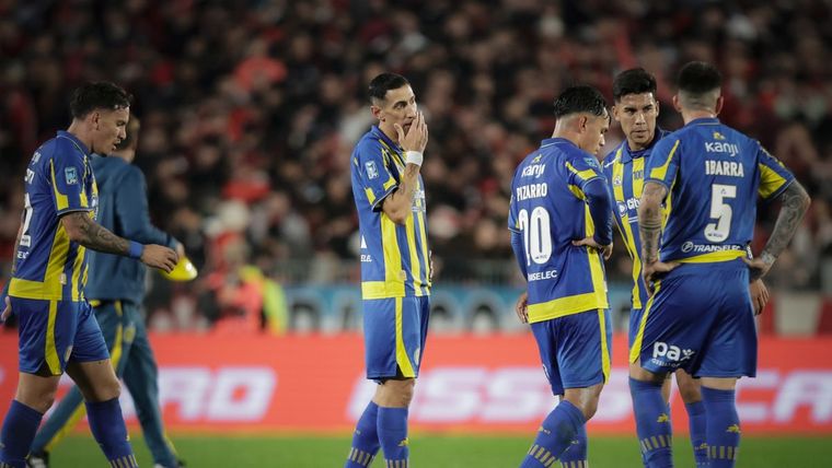 Di María se fue muy caliente del Monumental tras la eliminación de Rosario Central ante River.