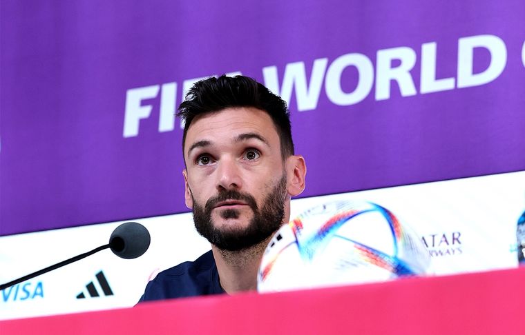 Hugo Lloris El arquero de Francia y un cauteloso comentario sobre Marruecos. Foto: EFE