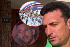 Scaloni habló sobre todo lo que sucedió en la final de la Copa América. Foto: Captura TyC Sports y @Argentina
