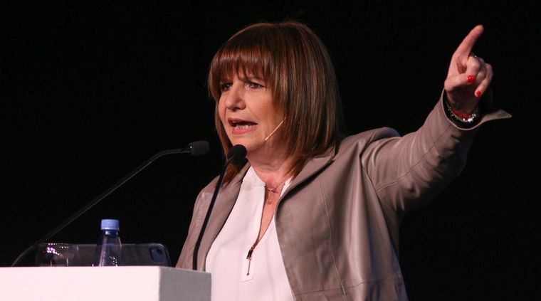 Patricia Bullrich cargó contra el Gobierno. Foto: NA