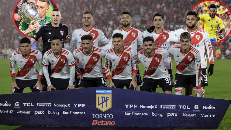 Armani y Borja son los únicos dos jugadores de River que restan reincorporarse al plantel. Foto: @RiverPlate y EFE