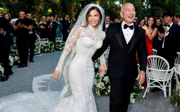 Jeff Bezos se casó con la presentadora de televisión Lauren Sánchez. Instagram: @laurensánchezbezos