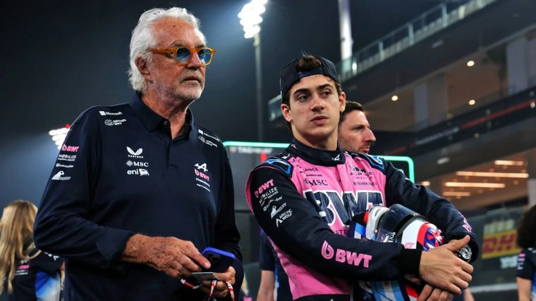 Flavio Briatore junto a Franco Colapinto.&nbsp;