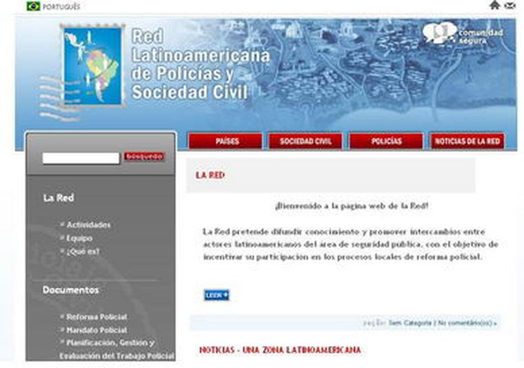 Red Latinoamericana de Policías. Foto: web