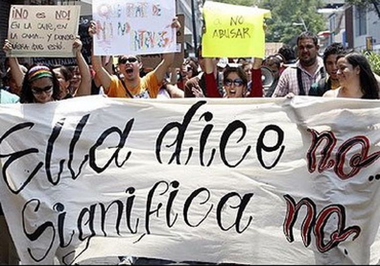 La marcha busca reivindicar los derechos de las mujeres.