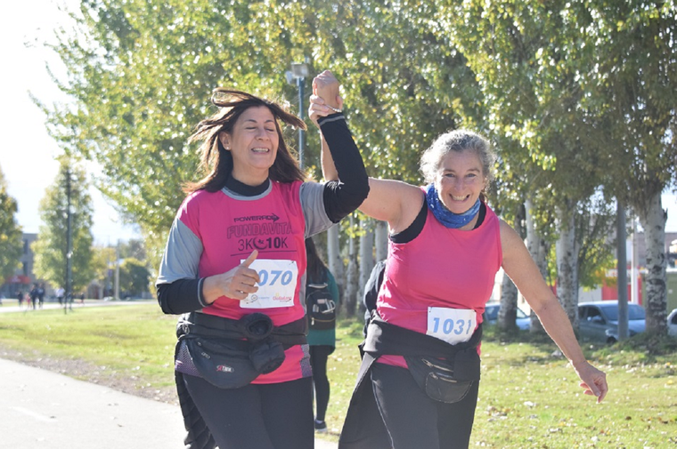 Se corre la maratón Movete x ellas Foto: Municipalidad de Godoy Cruz