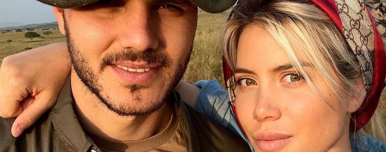 Mauro Icardi y Wanda Nara. Foto: Instagram - @mauroicardi