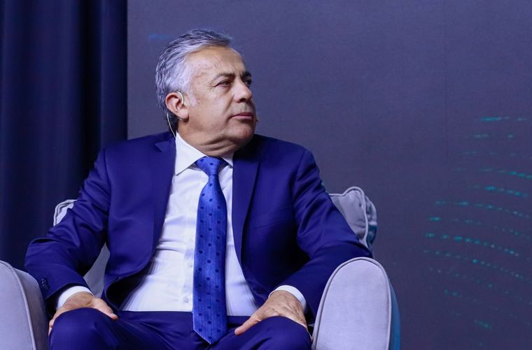 Alfredo Cornejo en la Convención Anual organizada por Camarco. Foto: Prensa Gobierno de Mendoza