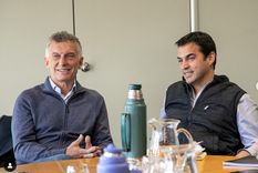 Ramón Lanús junto a Mauricio Macri. Ramón Lanús junto a Mauricio Macri.