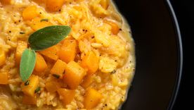 Esta risotto de calabaza es perfecta ¡probala!