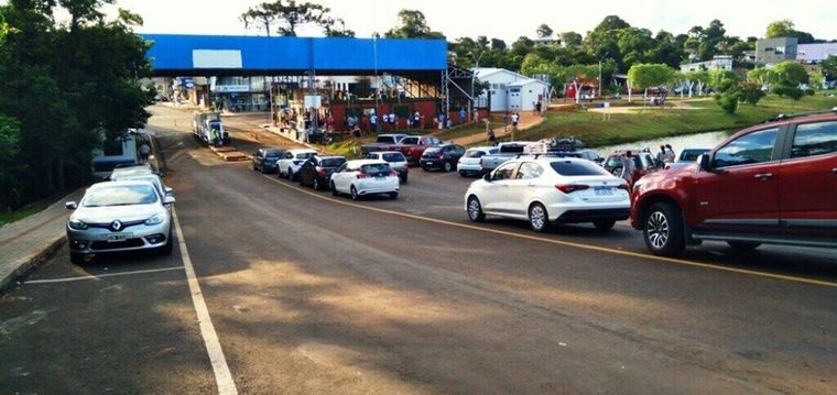 Las autoridades brasileñas reforzaron los controles en la frontera. Foto: Alejandro Spivak