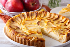 Tentación total: receta de tarta de manzana con masa crocante