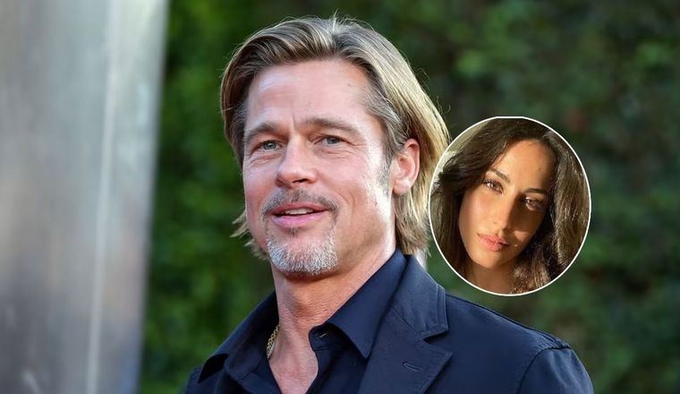 Enamorado Brad Pitt se mostró en público con Inés de Ramón en una actitud muy cariñosa.
