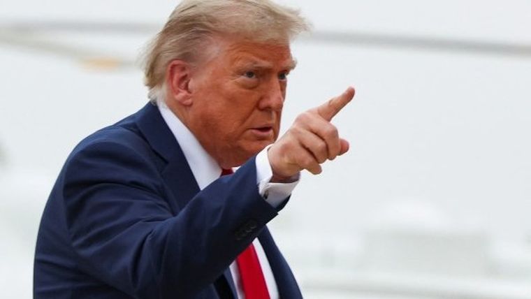 trump enojado