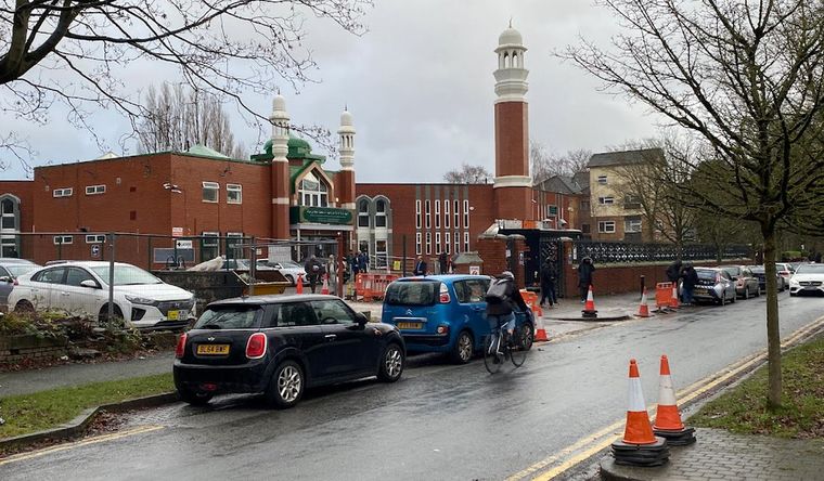 La mezquita que vivió el incidente en pleno Ramadán, en Reino Unido. Foto Manchester Central Mosque La mezquita que vivió el incidente en pleno Ramadán, en Reino Unido. Foto Manchester Central Mosque