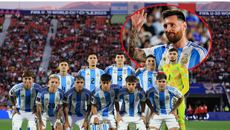 Messi les dedicó un alentador mensaje a los chicos de la Sub 20.
