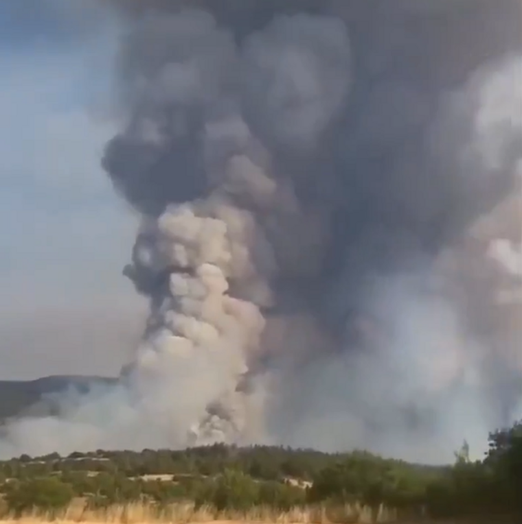 El incendio se produjo en la provincia de Eskiehir, noroeste de Turquía.