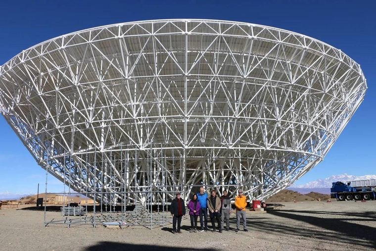 Daniel Salamone, titular del Conicet, presente en las obras en junio de este año Daniel Salamone, titular del Conicet, presente en las obras en junio de este año