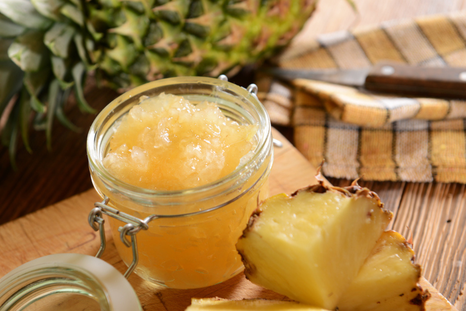 Sorprendente receta de mermelada de ananá sin conservantes y con fruta real. Sorprendente receta de mermelada de ananá sin conservantes y con fruta real.