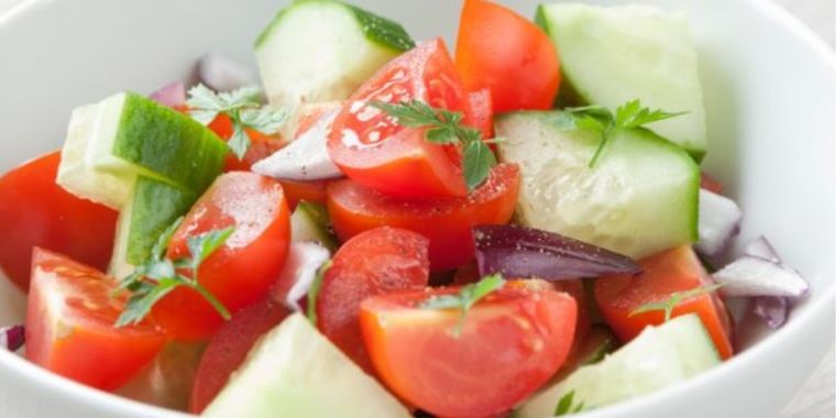 Ensalada de pepino Foto: cookpad