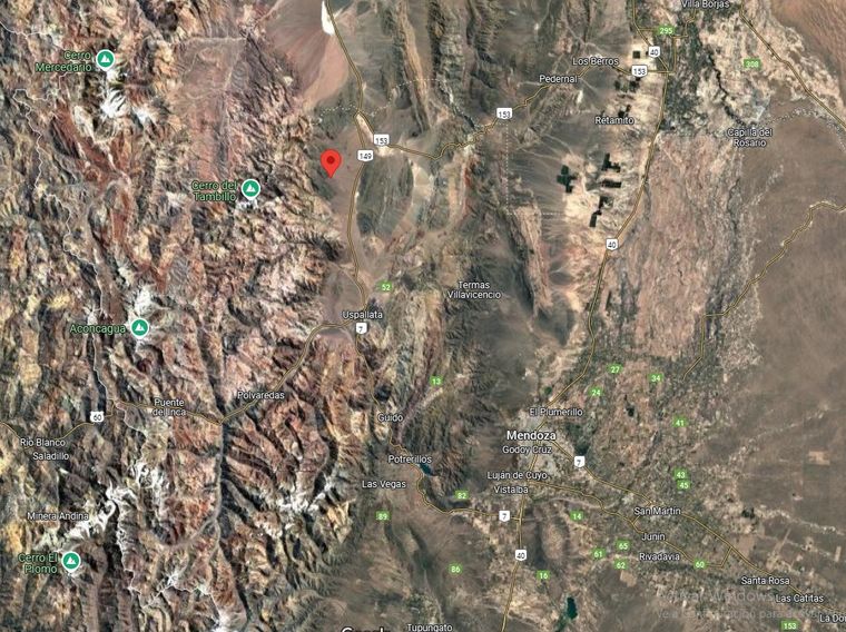 El marcador rojo señala el lugar en el que se realizará presencialmente la audiencia pública. El marcador rojo señala el lugar en el que se realizará presencialmente la audiencia pública.