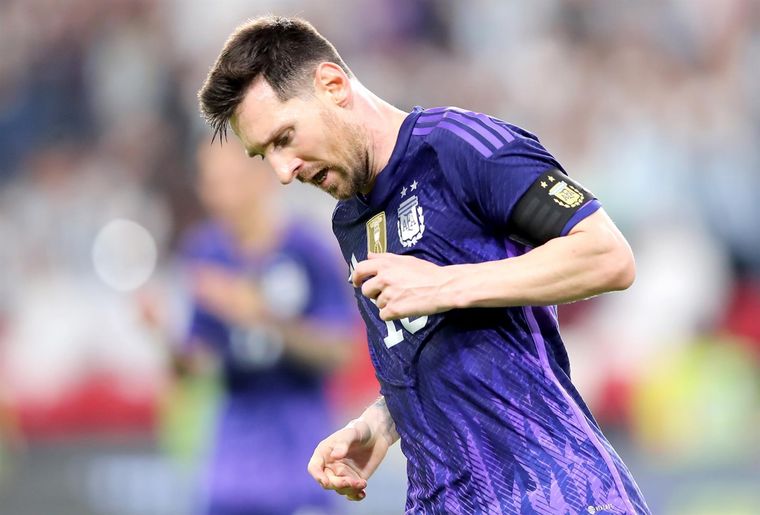 Messi, sin escribir nada, dijo mucho en las redes sociales. Foto: EFE