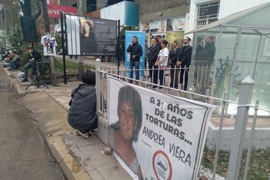 MDZol | El acto conmemorativo por Andrea Viera Foto: Gentileza