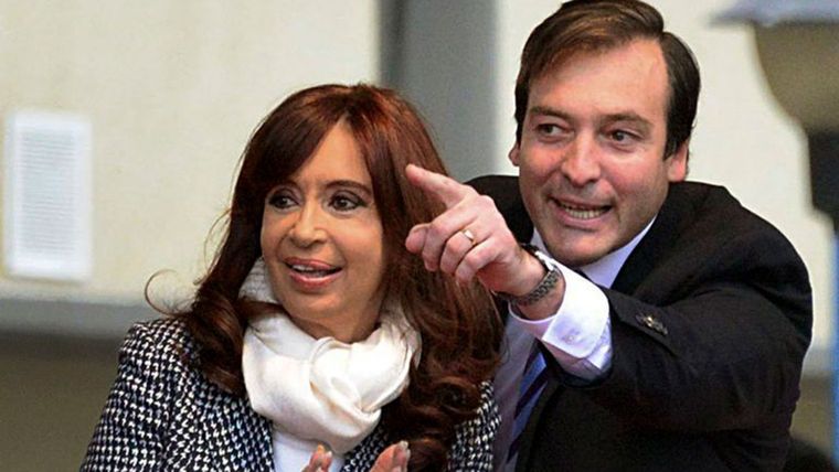 Cristina Fernández de Kirchner junto a Martín Soria