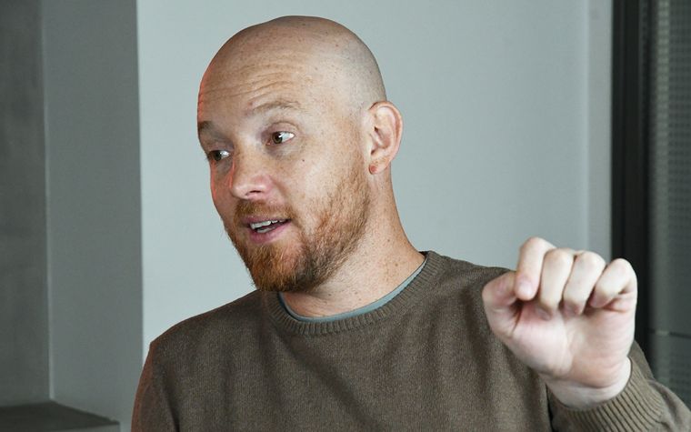 El intendente de Luján, en los estudios de MDZ. Foto: Rodrigo DAngelo / MDZ