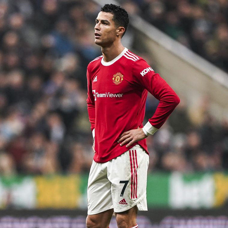 Cristiano estuvo fastidioso todo el partido Foto: DPA