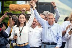 Los venezolanos premiados por Europa. Foto: EFE