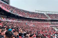 El accidente se produjo luego del segundo gol de Borja: según testigos, producto de una avalancha en una tribuna que ahora es platea y tiene butacas. Foto: @sivorialta14