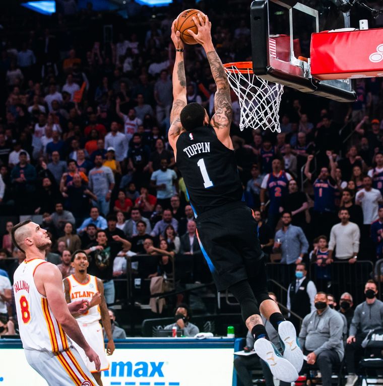 Los Knicks ganaron en un Madison Square Garden casi repleto Foto: New York Knicks