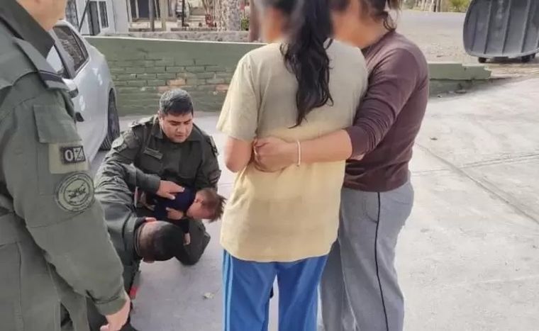 La intervención de los gendarmes fue clave para salvar la vida del niño.&nbsp;