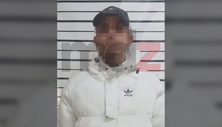 El sospechoso del asalto que fue detenido este sábado en Las Heras.&nbsp;
