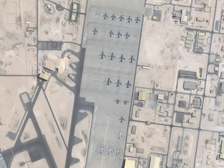 La base militar estadounidente de Al Udeid, en Qatar