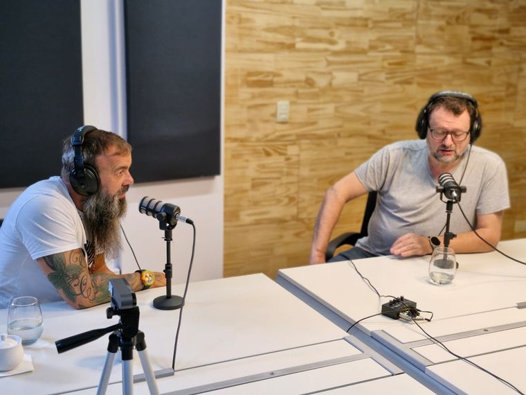 Pedro Demuru y Christophe Krywonis Foto: MDZ