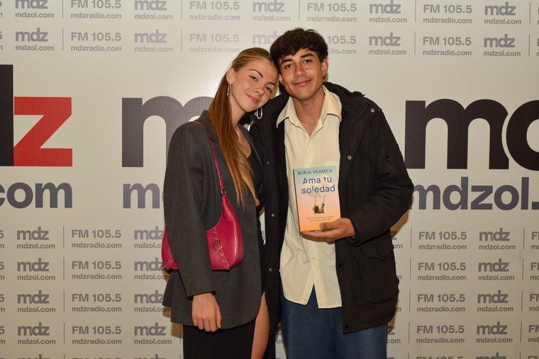Fiorella Viejo junto a Marcos Fernández.