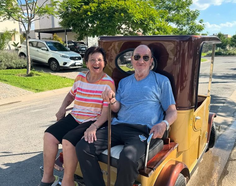 Las fotos familiares que compartió Fabián Cubero para despedir a su padre. Las fotos familiares que compartió Fabián Cubero para despedir a su padre.