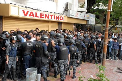 MDZol | Durante todo el día, hubo problemas. Foto: Nacho Gaffuri / MDZ