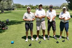 José Alonso, Enrique Segura, Omar Flores y Daniel Ochoa, algunos de los participantes del torneo. Foto: Juan Borsani/MDZ