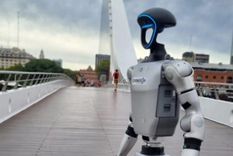 Robot humanoide G1 de Unitree en Puerto Madero. Foto: Gentileza Robot humanoide G1 de Unitree en Puerto Madero. Foto: Gentileza