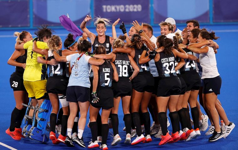 Las Leonas aseguraron su presencia en el podio de Tokio 2020. Foto: EFE