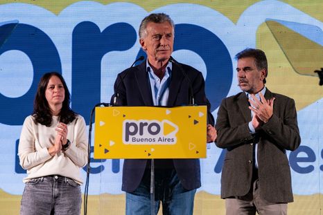 Mauricio Macri en la última cumbre del PRO Buenos Aires. Mauricio Macri en la última cumbre del PRO Buenos Aires.