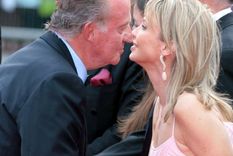Corina y el entonces Rey Juan Carlos.