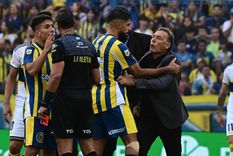 La bronca de Russo tras ser expulsado. Foto: Télam