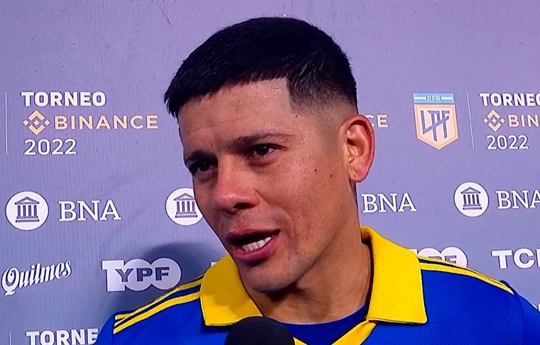 Marcos Rojo El defensor habló de la charla que tuvo con Benedetto por los penales.